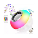 Lampada Bluetooth led caixa de som com controle Remoto 12w Rgb luz colorida