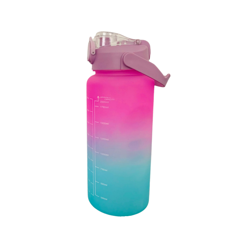 Garrafa para academia coloridas com frases Motivaciona
